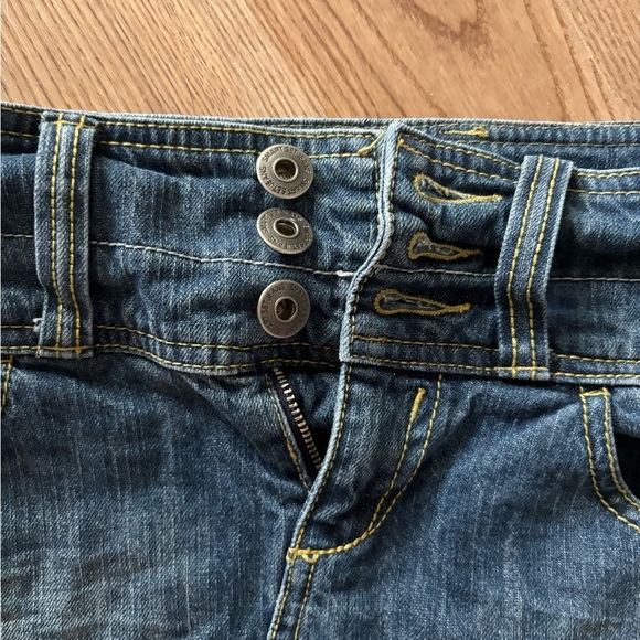 Smart Set Blue Denim Mini Skirt - Picture 2 of 4